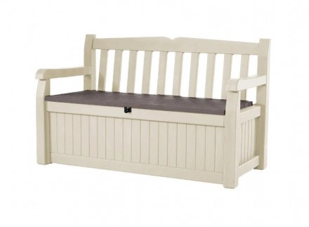 Скамья-сундук Keter Eden Garden Bench 265л. 230398 для хранения бежевая (183978). Львів. фото 1 Скамья-сундук Keter Eden Garden Bench 265л. 230398 для хранения бежевая (183978). Львів. фото 1