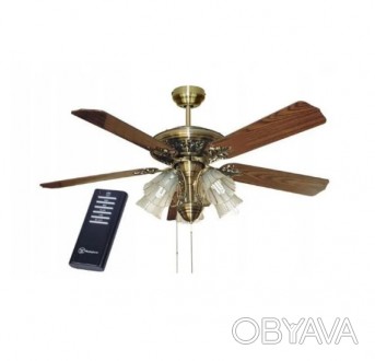 Потолочный вентилятор Daxton Fan Retrogold132 см + Пульт