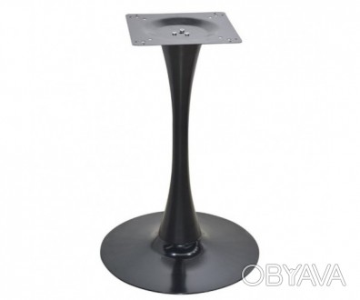 Опора Тюльпан для столу висота 71 см чорна