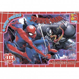 Дитяча гра пазли із серії spider-man (людина-павук) 117 елементів SM897 ТМ G-To. Кропивницкий. фото 1 Дитяча гра пазли із серії spider-man (людина-павук) 117 елементів SM897 ТМ G-To. Кропивницкий. фото 1