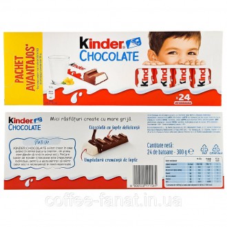 Kinder Chocolate шоколад молочний батончики Кіндер 24 шт, 300 грам. Луцьк. фото 1 Kinder Chocolate шоколад молочний батончики Кіндер 24 шт, 300 грам. Луцьк. фото 1