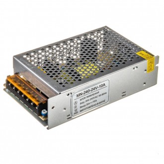 Імпульсний блок живлення 24 V 10 A 250 W для світлодіодів IP20 1511. Красноград. фото 1 Імпульсний блок живлення 24 V 10 A 250 W для світлодіодів IP20 1511. Красноград. фото 1