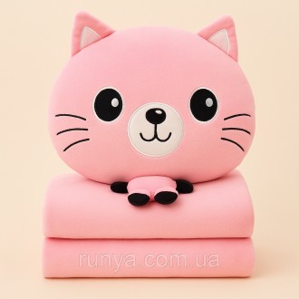 Мягкая игрушка Кошечка с пледом 40 см. Черкассы. фото 1 Мягкая игрушка Кошечка с пледом 40 см. Черкассы. фото 1