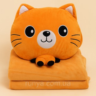 Игрушка Кошечка с пледом 40 см. Черкассы. фото 1 Игрушка Кошечка с пледом 40 см. Черкассы. фото 1