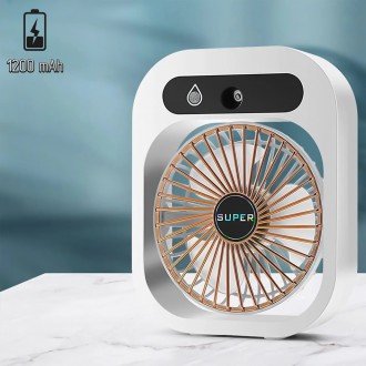 Мінівентилятор на акумуляторі з розпиленням води ICE AIR CONDITIONER FAN Білий, вентилятор портативний (ST). Одеса. фото 1 Мінівентилятор на акумуляторі з розпиленням води ICE AIR CONDITIONER FAN Білий, вентилятор портативний (ST). Одеса. фото 1