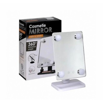 Дзеркало для макіяжу з підсвіткою з LED-підсвіткою Cosmetie Mirror 360 Білий. Одеса. фото 1 Дзеркало для макіяжу з підсвіткою з LED-підсвіткою Cosmetie Mirror 360 Білий. Одеса. фото 1