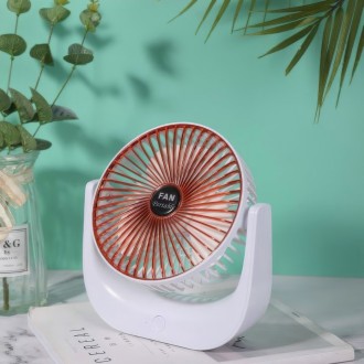 Настільний вентилятор на акумуляторі Біло-червоний Fan Portable F138 4.5W, маленький вентилятор для дому (ST). Одеса. фото 1 Настільний вентилятор на акумуляторі Біло-червоний Fan Portable F138 4.5W, маленький вентилятор для дому (ST). Одеса. фото 1