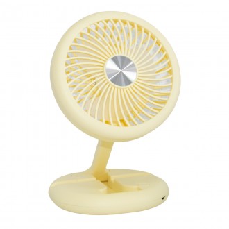 Компактный мини вентилятор на аккумуляторе Mini Fan W1646 Жёлтый — складной наст. Одесса. фото 1 Компактный мини вентилятор на аккумуляторе Mini Fan W1646 Жёлтый — складной наст. Одесса. фото 1