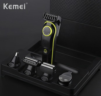 Машинка для бритья аккумуляторная Kemei KM-696 Kit 5in1 машинка для бороды, трим. Одесса. фото 1 Машинка для бритья аккумуляторная Kemei KM-696 Kit 5in1 машинка для бороды, трим. Одесса. фото 1
