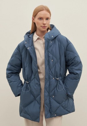 Женский стеганый пуховик oversize Finn Flare FAD110184-105 синий M. Киев. фото 1 Женский стеганый пуховик oversize Finn Flare FAD110184-105 синий M. Киев. фото 1