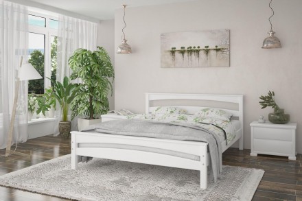 Двуспальная кровать Mebigrand Чикаго Сити Белый (RAL9003) 140х200 см (DMBG-1550). Одесса. фото 1 Двуспальная кровать Mebigrand Чикаго Сити Белый (RAL9003) 140х200 см (DMBG-1550). Одесса. фото 1