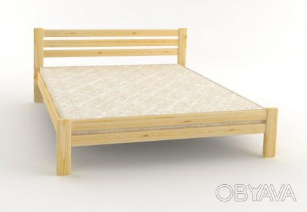 Двуспальная кровать Mebigrand Премьера Ольха 140х200 см (DMBG-2072)