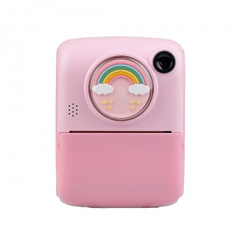 Фотоаппарат детский аккумуляторный Yimi X17 Print Camera Mini Full HD Розовый. Ровно. фото 1 Фотоаппарат детский аккумуляторный Yimi X17 Print Camera Mini Full HD Розовый. Ровно. фото 1