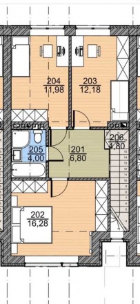 дом, 107.00 кв.м. . фото 10 Терміново!!!
Місто Буча
Таунхаус в Park Residence 3 закрита територія з відео. . фото 10