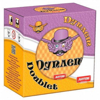 Настольная игра для детей и взрослых "Дуплет" Double Artos Games. Киев. фото 1 Настольная игра для детей и взрослых "Дуплет" Double Artos Games. Киев. фото 1
