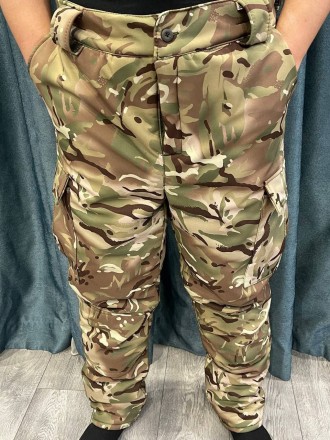 Штани зимові тактичні Soft Shell фліс мультікам. Кривой Рог. фото 1