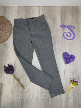 Женские брюки Zara Basic серые в клетку Размер S. Кривой Рог. фото 1 Женские брюки Zara Basic серые в клетку Размер S. Кривой Рог. фото 1