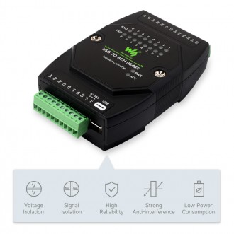 Ізольований перетворювач промислового класу з USB на 8 каналів RS485, адаптер. Івано-Франківськ. фото 1 Ізольований перетворювач промислового класу з USB на 8 каналів RS485, адаптер. Івано-Франківськ. фото 1