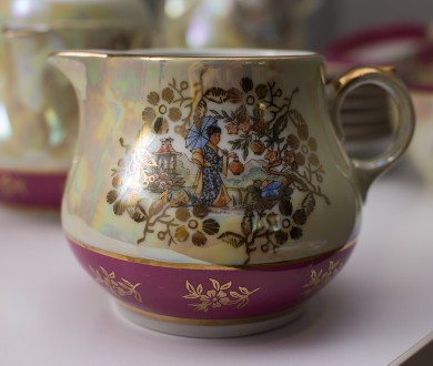 Сервиз 60-70х гг. производства Special Eisenberg Porcelain (GDR).

Сервиз на 6. . фото 5