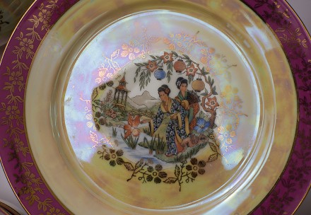 Сервиз 60-70х гг. производства Special Eisenberg Porcelain (GDR).

Сервиз на 6. . фото 4