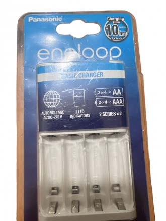Зарядний пристрій ENELOOP Panasonic Basic Charger New. Дніпро. фото 1 Зарядний пристрій ENELOOP Panasonic Basic Charger New. Дніпро. фото 1