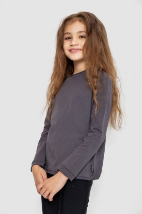 Лонгслів однотонний унісекс, колір сірий, 102R1532. Хмельницкий. фото 1 Лонгслів однотонний унісекс, колір сірий, 102R1532. Хмельницкий. фото 1