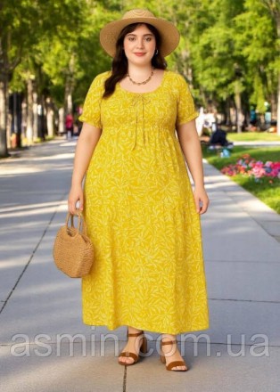 Летнее женское платье батал большого размера штапель 60-62 Merve Moda 444 Турция. Запорожье. фото 1 Летнее женское платье батал большого размера штапель 60-62 Merve Moda 444 Турция. Запорожье. фото 1