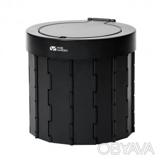 Ведро-туалет складное Mobi Garden Closestool round NX22671043 black