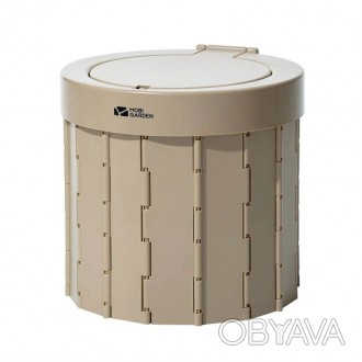 Ведро-туалет складное Mobi Garden Closestool round NX22671043 khaki