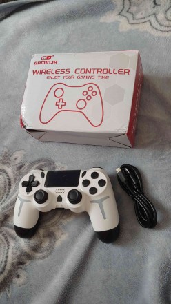 Джойстик Ps4 Ps3 ПК PC Игровой геймпад беспроводный dualshock 4 Gaminja новый. Черновцы. фото 1 Джойстик Ps4 Ps3 ПК PC Игровой геймпад беспроводный dualshock 4 Gaminja новый. Черновцы. фото 1