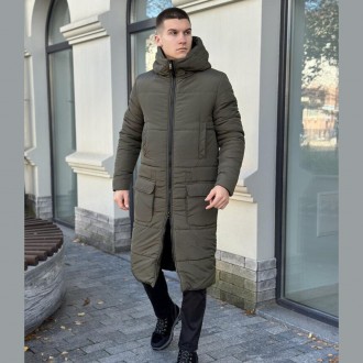 Парка зимняя мужская куртка -25 удлиненная теплая Pobedov Tank с капюшоном хаки. Одесса. фото 1 Парка зимняя мужская куртка -25 удлиненная теплая Pobedov Tank с капюшоном хаки. Одесса. фото 1