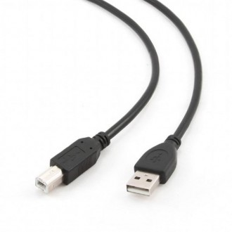 Кабель Cablexpert (CCP-USB2-AMBM-1M) USB2.0 A - USB В, 1м, чорний. Харьков. фото 1 Кабель Cablexpert (CCP-USB2-AMBM-1M) USB2.0 A - USB В, 1м, чорний. Харьков. фото 1