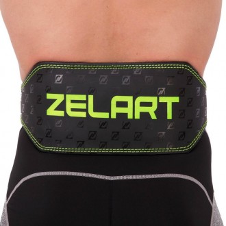 Пояс атлетический кожаный Zelart VL-3342 размер-M-XXL черный XL. Киев. фото 1 Пояс атлетический кожаный Zelart VL-3342 размер-M-XXL черный XL. Киев. фото 1
