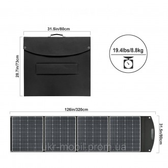 Солнечная панель портативная, 400W, 39V/10.25A (Max), XT60+MC4. Чернівці. фото 1 Солнечная панель портативная, 400W, 39V/10.25A (Max), XT60+MC4. Чернівці. фото 1