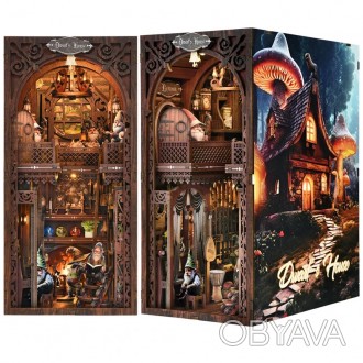 Бук Нук Домик гномов The Dwarfs’ House DIY Book Nook Kit KT-01