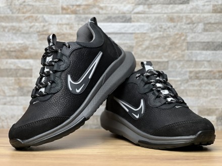 Кроссовки мужские кожаные Nike Air Shield Black. Киев. фото 1 Кроссовки мужские кожаные Nike Air Shield Black. Киев. фото 1