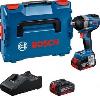 Акумуляторний ударний гайковерт Bosch GDS 18V-750 C у кейсі (АКБ і ЗП) (06019L90. Вінниця. фото 1 Акумуляторний ударний гайковерт Bosch GDS 18V-750 C у кейсі (АКБ і ЗП) (06019L90. Вінниця. фото 1