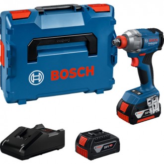 Акумуляторний ударний гайковерт Bosch Professional GDX 18V-285 у кейсі (АКБ і ЗП. Вінниця. фото 1 Акумуляторний ударний гайковерт Bosch Professional GDX 18V-285 у кейсі (АКБ і ЗП. Вінниця. фото 1