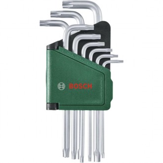 Набір Г-подібних зіркоподібних ключів Bosch Torx (9 шт.) (1600A02Z9C). Вінниця. фото 1 Набір Г-подібних зіркоподібних ключів Bosch Torx (9 шт.) (1600A02Z9C). Вінниця. фото 1
