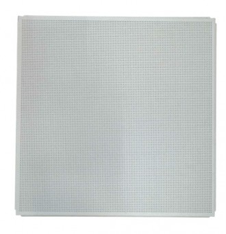 Плита алюмінієва перфорована 600х600 біла Tegular Т-15|D=1,5мм. Киев. фото 1