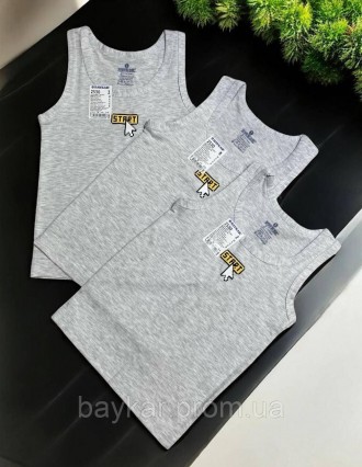 Майки 3 шт хлопок для мальчика Baykar арт 2530 COOL 7-164-170 см 13-14 лет. Киев. фото 1 Майки 3 шт хлопок для мальчика Baykar арт 2530 COOL 7-164-170 см 13-14 лет. Киев. фото 1