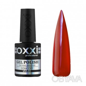 Гель-лак Oxxi Professional Crystal Glass 008 витражный красный, 10 мл