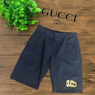 Gucci Трикотажные летние мужские шорты черные 2XL. Чернигов. фото 1 Gucci Трикотажные летние мужские шорты черные 2XL. Чернигов. фото 1