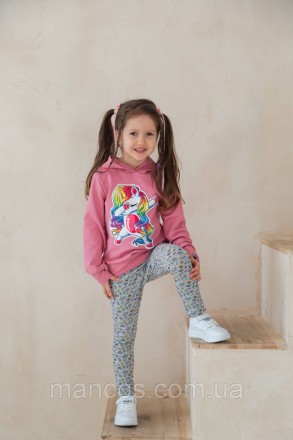Детские лосины тонкие, трикотажные, для девочек, SmileTime Rainbow, серые. Кривой Рог. фото 1 Детские лосины тонкие, трикотажные, для девочек, SmileTime Rainbow, серые. Кривой Рог. фото 1