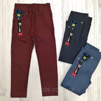 Леггинсы утепленные детские SmileTime Classic Jeans, бордо 110. Кривой Рог. фото 1 Леггинсы утепленные детские SmileTime Classic Jeans, бордо 110. Кривой Рог. фото 1