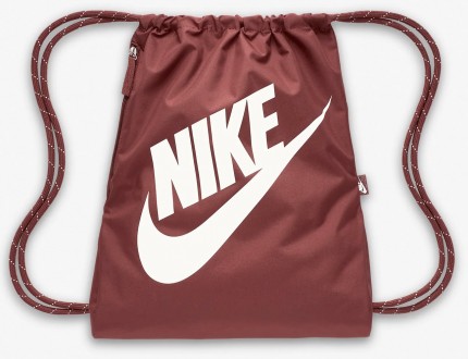 Рюкзак-мішок Nike NK HERITAGE DRAWSTRING 13L бордовий Уні 33х43 см. Київ. фото 1 Рюкзак-мішок Nike NK HERITAGE DRAWSTRING 13L бордовий Уні 33х43 см. Київ. фото 1