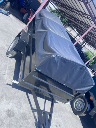 Новий причіп посилений "Дніпро-251" у розмірі 250х130х50. Каменец-Подольский. фото 1