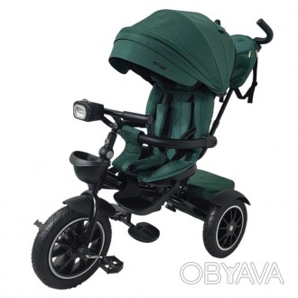Детский трехколесный велосипед MODENA ME 1193 Green, с родительской ручкой