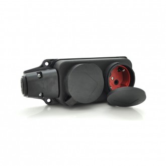 Колодка PiPo PP/SP-3132/2/44/16B, 16 А, 220-240В, IP44, із заглушкою, із заземле. Київ. фото 1 Колодка PiPo PP/SP-3132/2/44/16B, 16 А, 220-240В, IP44, із заглушкою, із заземле. Київ. фото 1