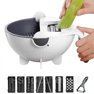 Многофункциональная терка дуршлаг шинковка, измельчитель Vegetable cutter VC2. Васильков. фото 1 Многофункциональная терка дуршлаг шинковка, измельчитель Vegetable cutter VC2. Васильков. фото 1